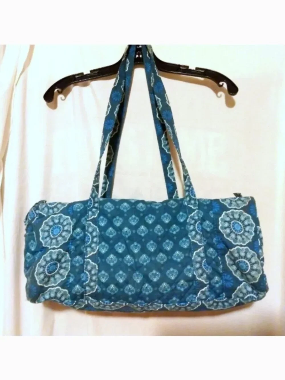 Floral Tote Bag Carryall 16x10x7